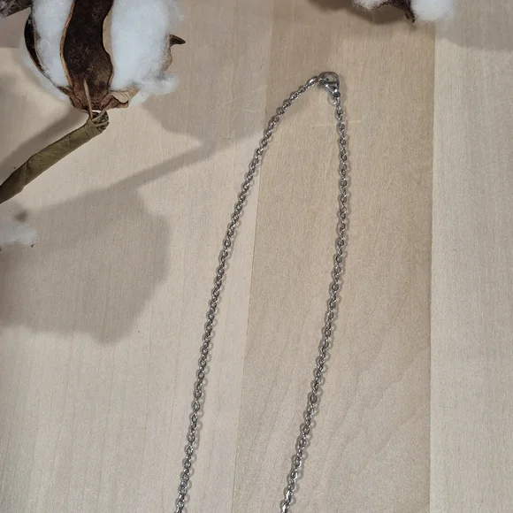 🩷🩷NEW🩷🩷 BEAUTIFUL!! Rose Quartz Heart Shape Perfume Bottle Necklace - Picture 9 of 12